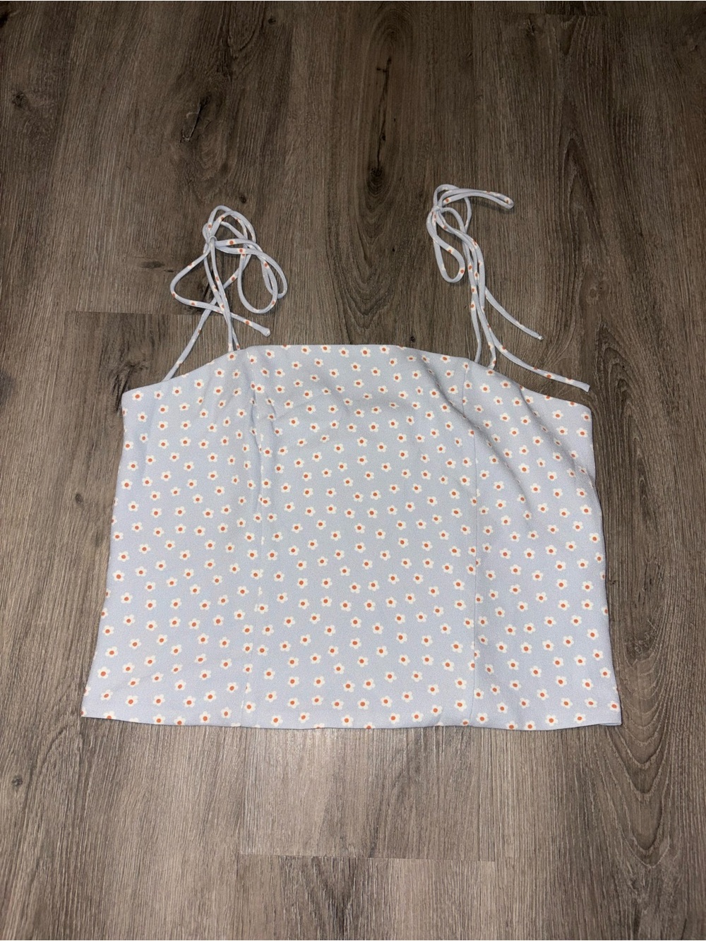Levi’s | Blue Floral Cropped TankTop